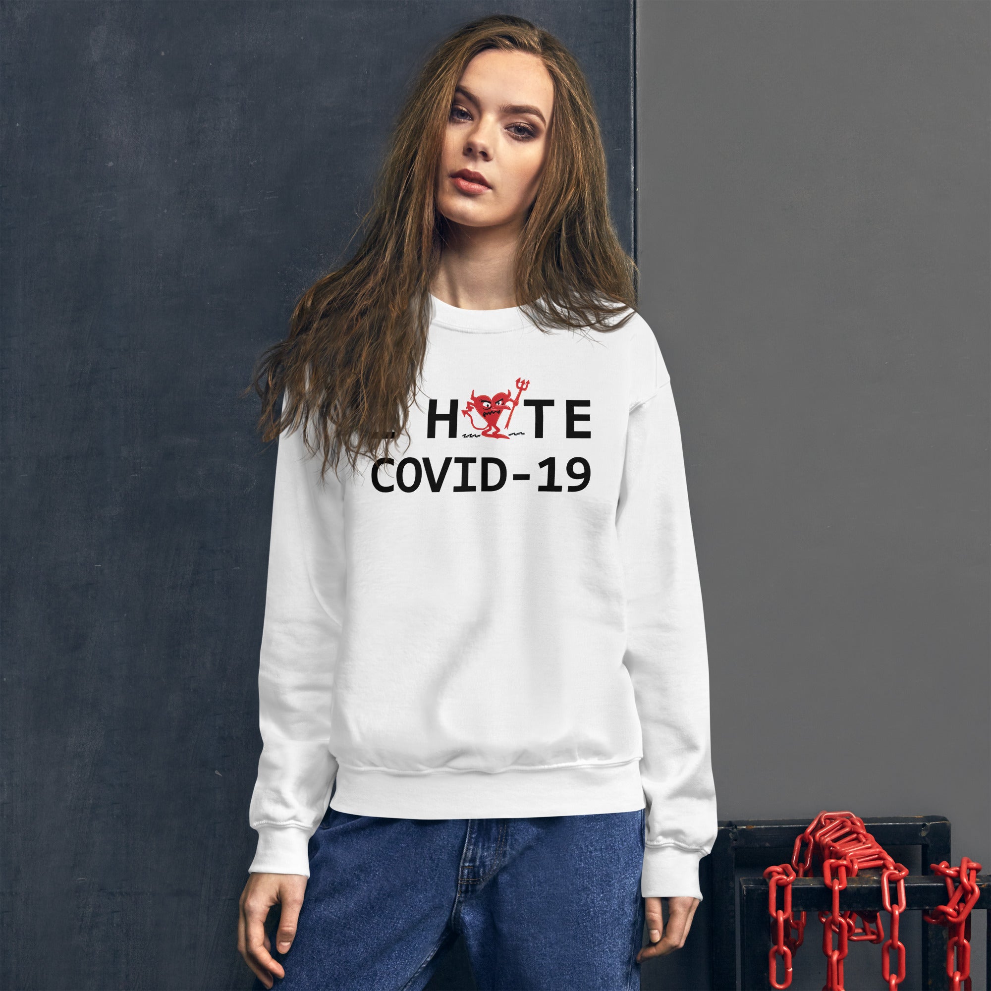 I Hate COVID-19 Unisex Sweatshirt