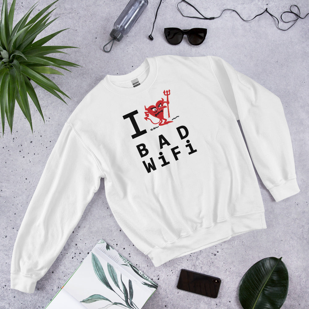 BAD WIFI Unisex Sweatshirt