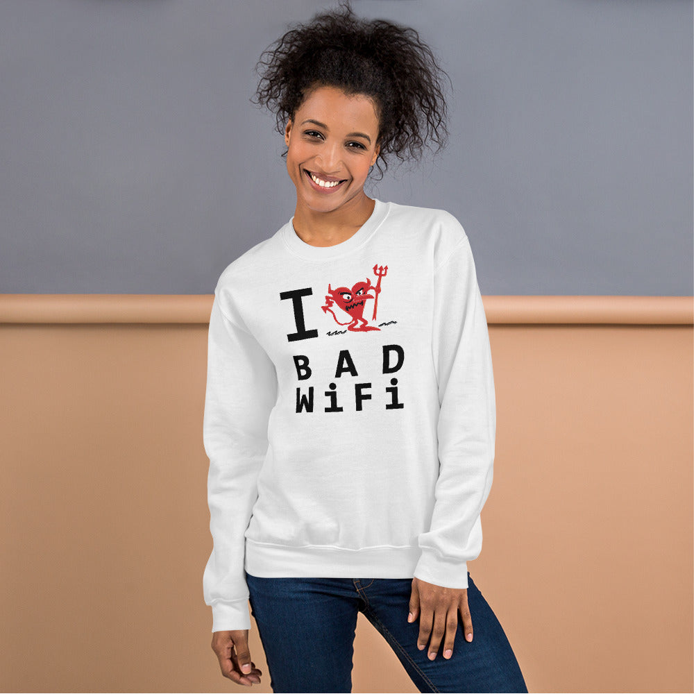 BAD WIFI Unisex Sweatshirt