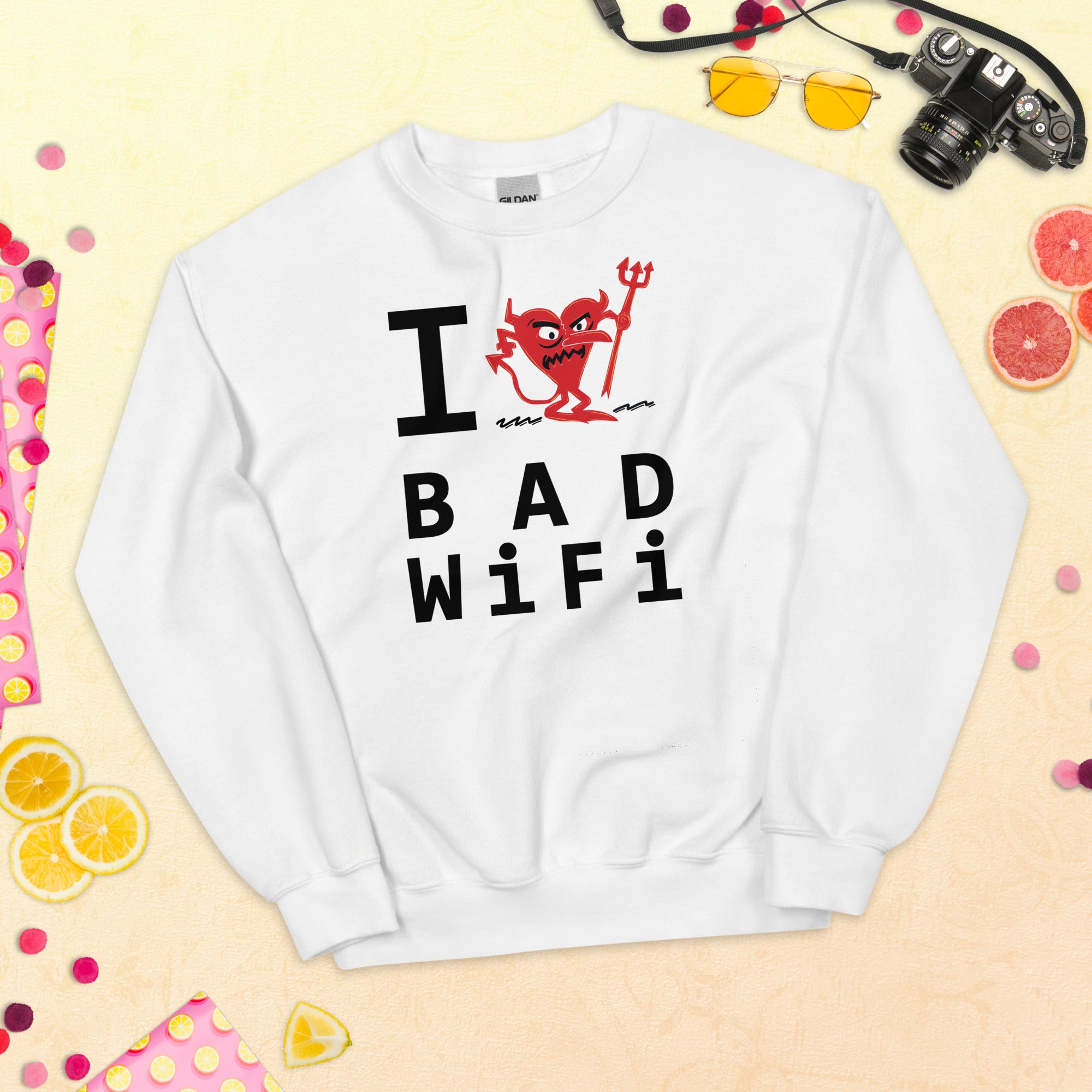 BAD WIFI Unisex Sweatshirt