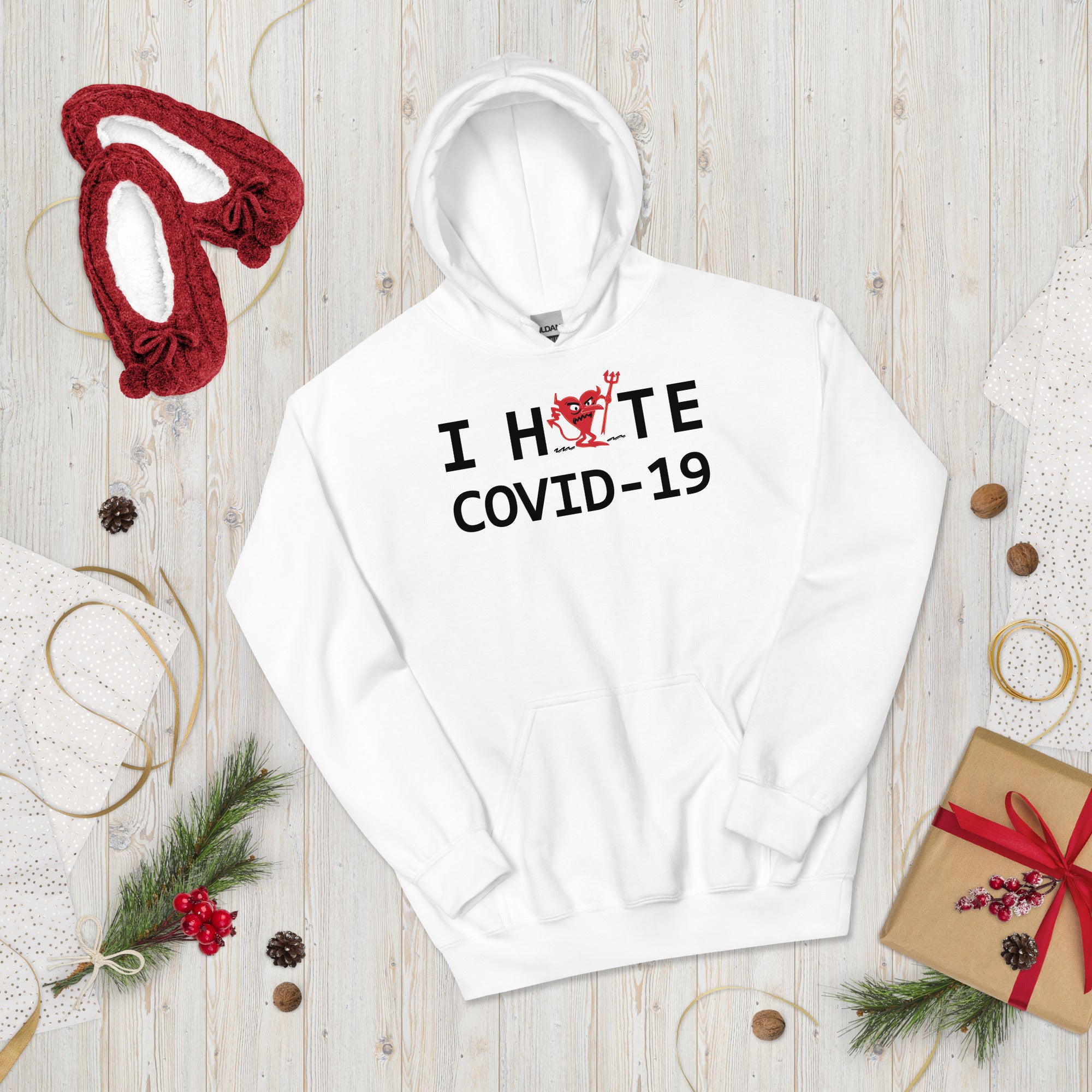I Hate COVID-19 Unisex Hoodie