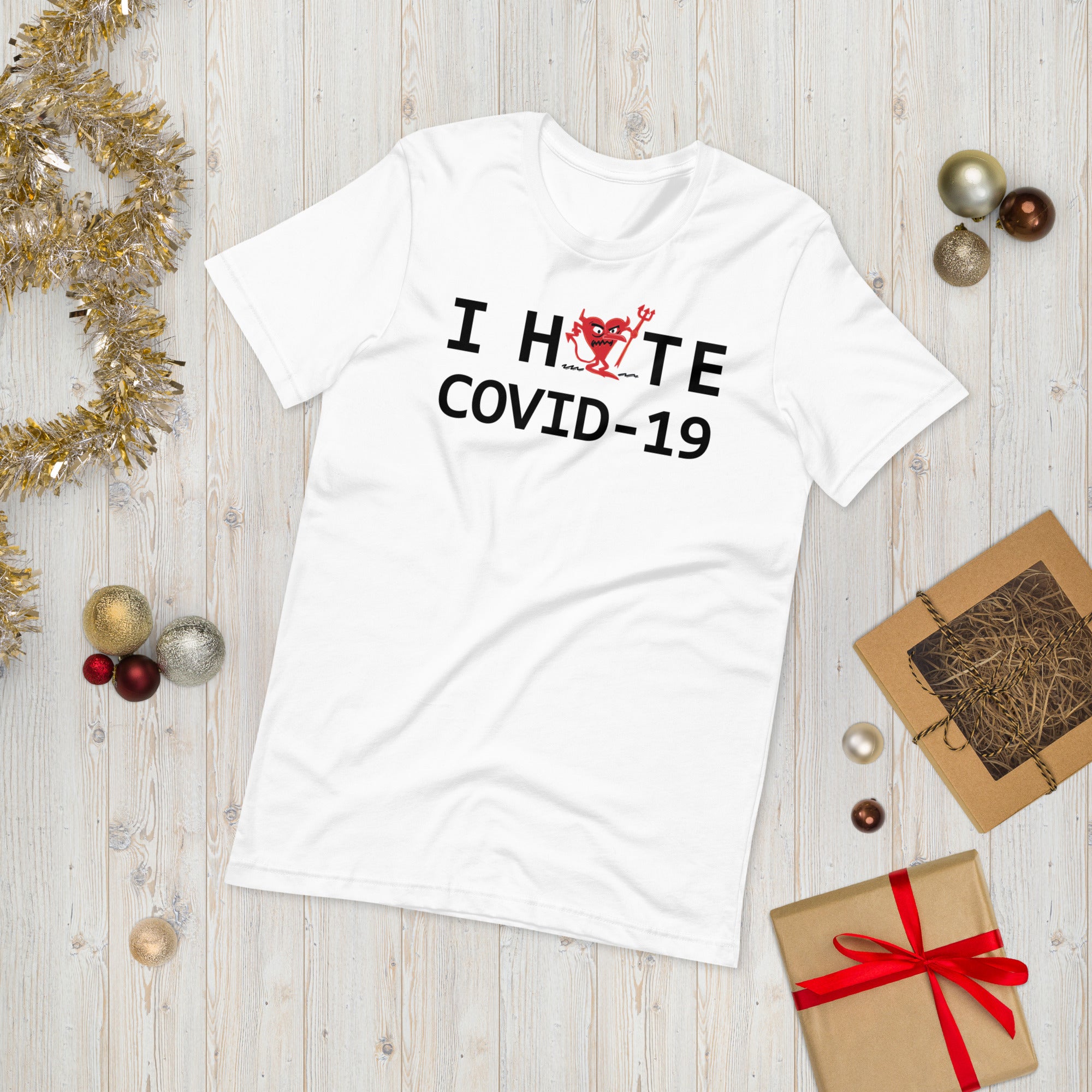 I Hate COVID-19 Unisex t-shirt