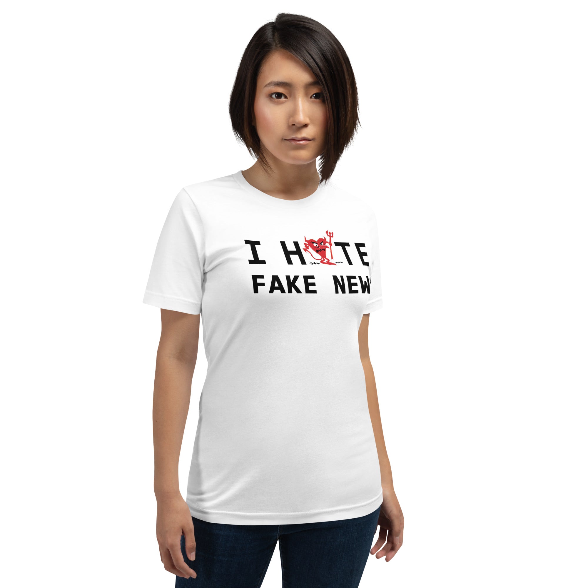 I Hate FAKE NEWS Unisex t-shirt