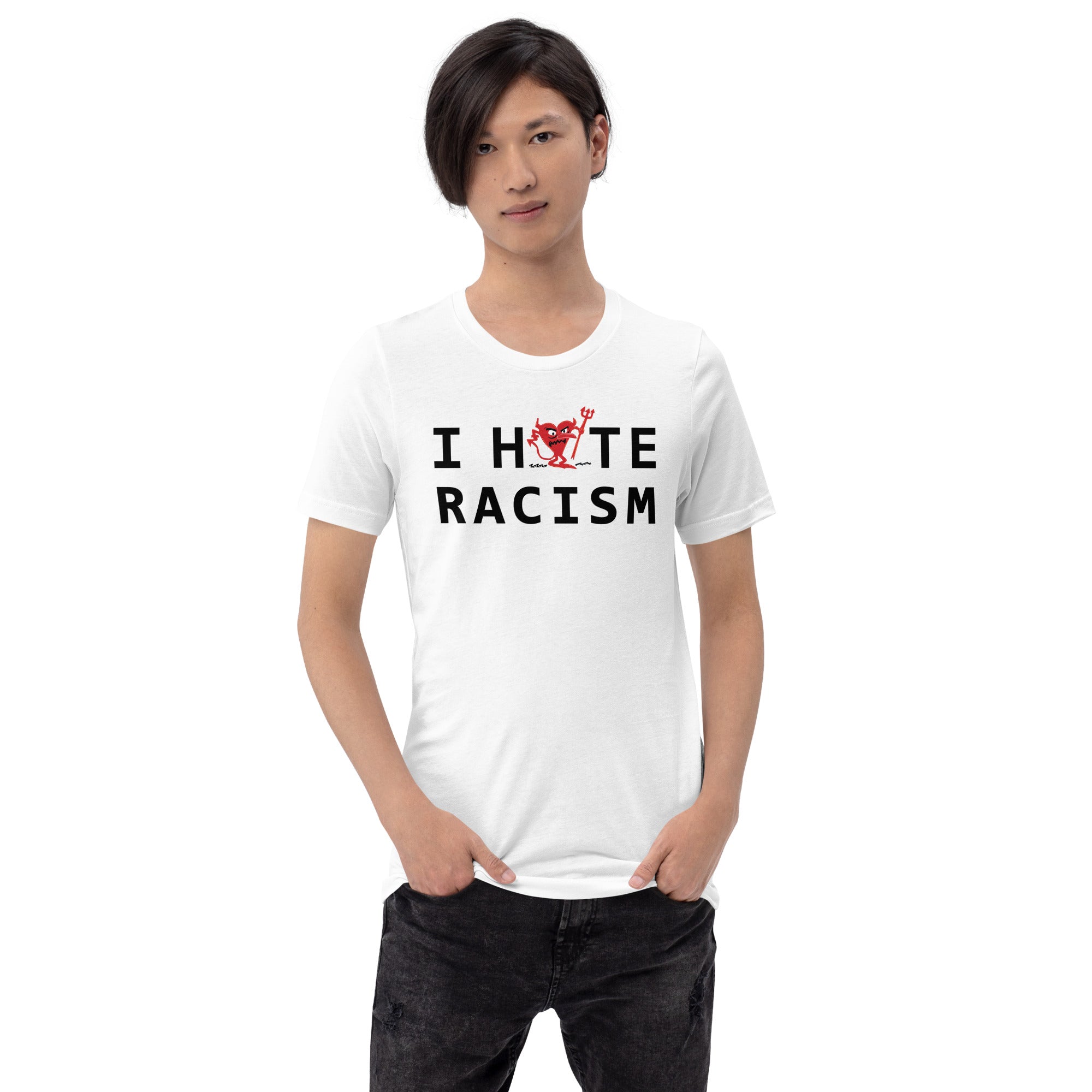 I Hate RACISM Unisex t-shirt