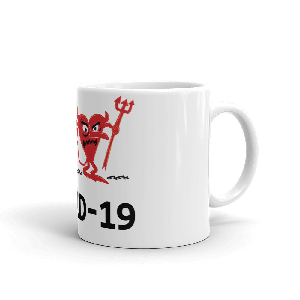 COVID-19 White glossy mug