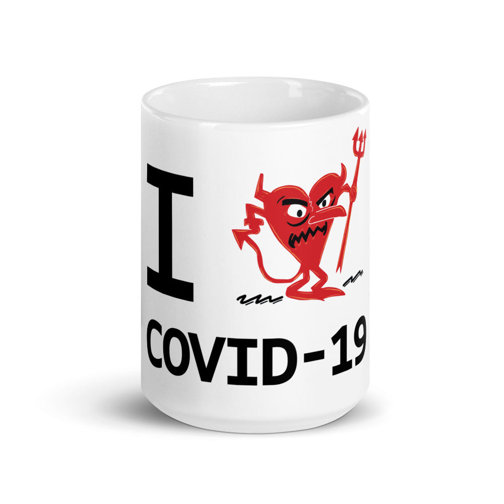 COVID-19 White glossy mug