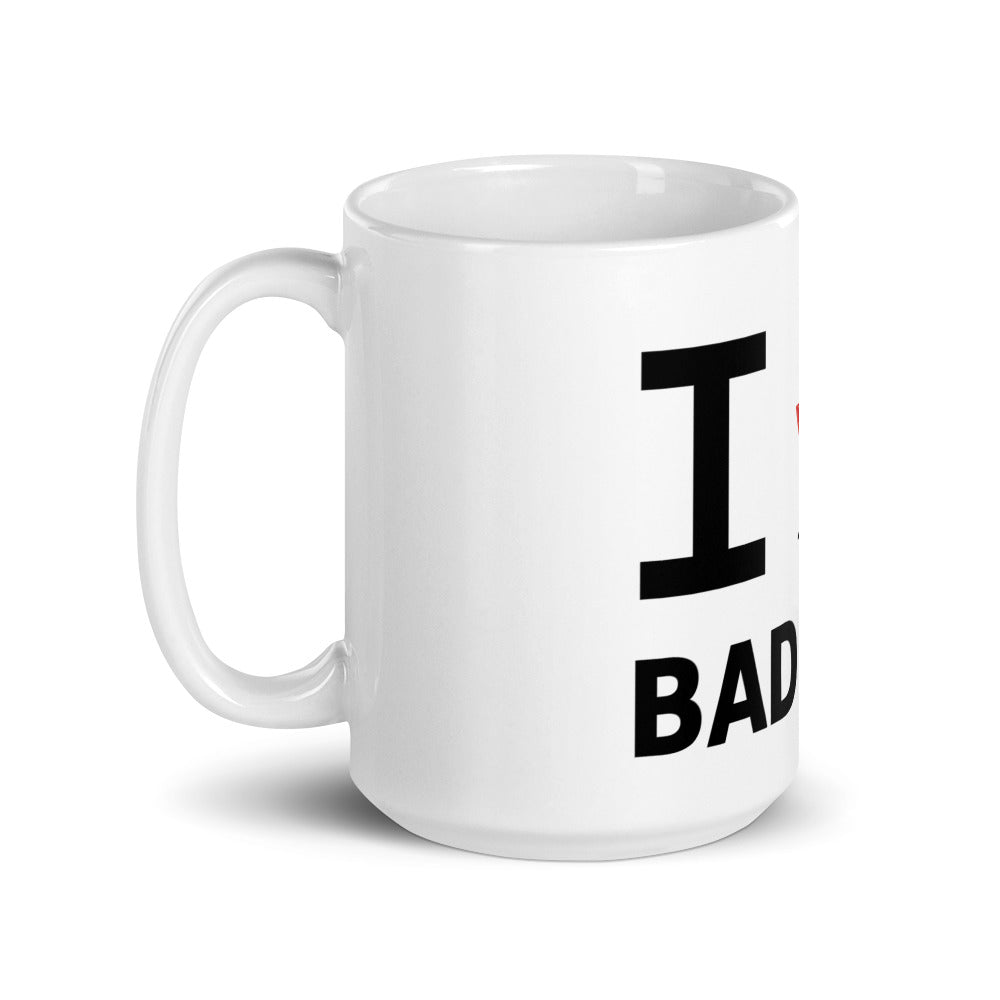 BAD SEX White glossy mug