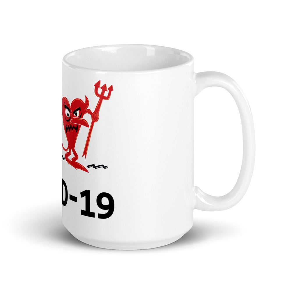 COVID-19 White glossy mug