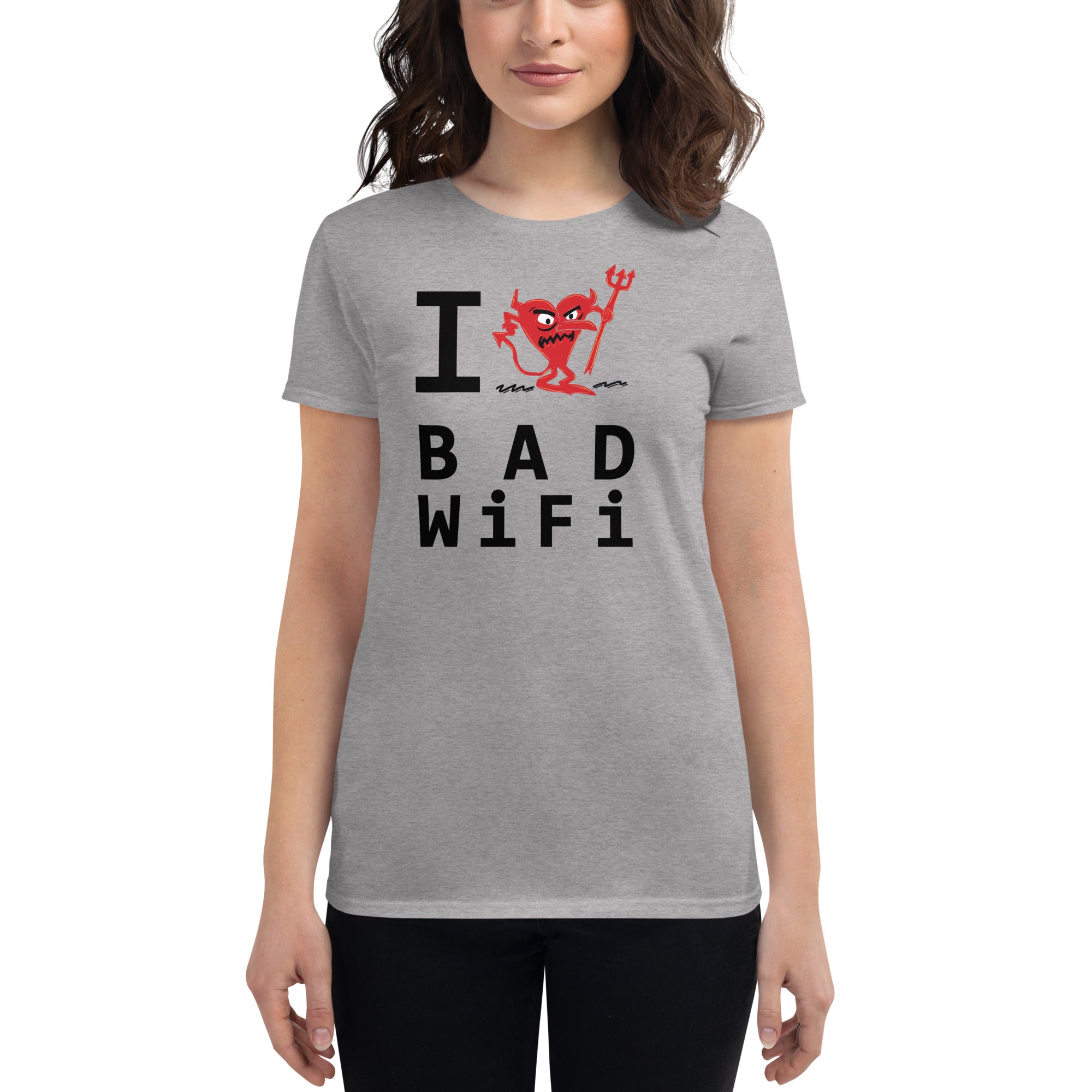 BAD WIFI Women's short sleeve t-shirt