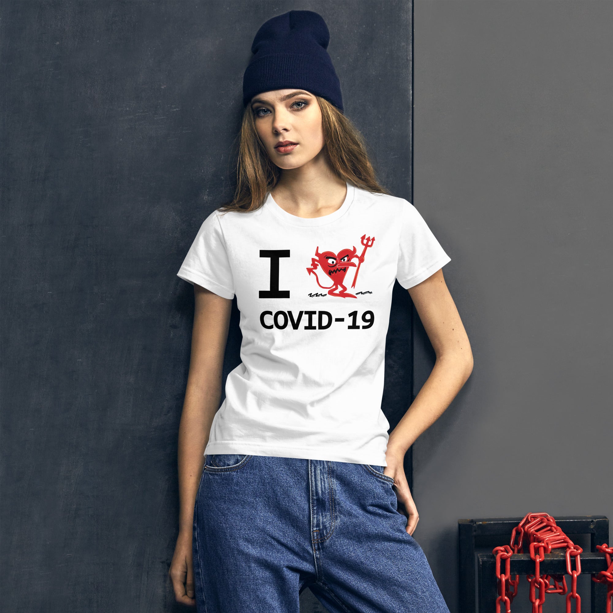 COVID-19 Women's short sleeve t-shirt