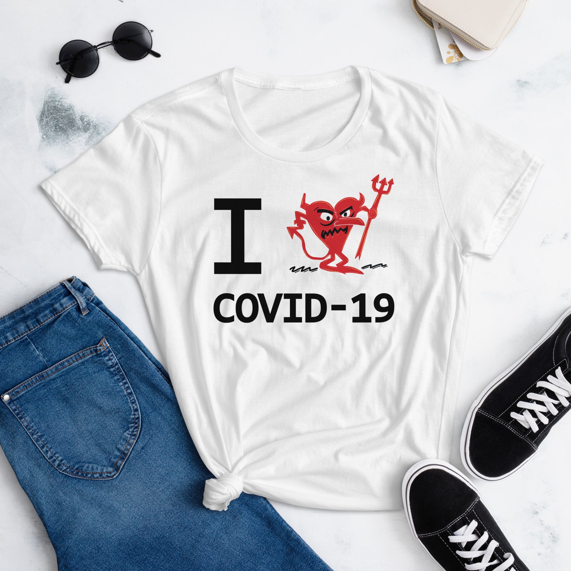 COVID-19 Women's short sleeve t-shirt