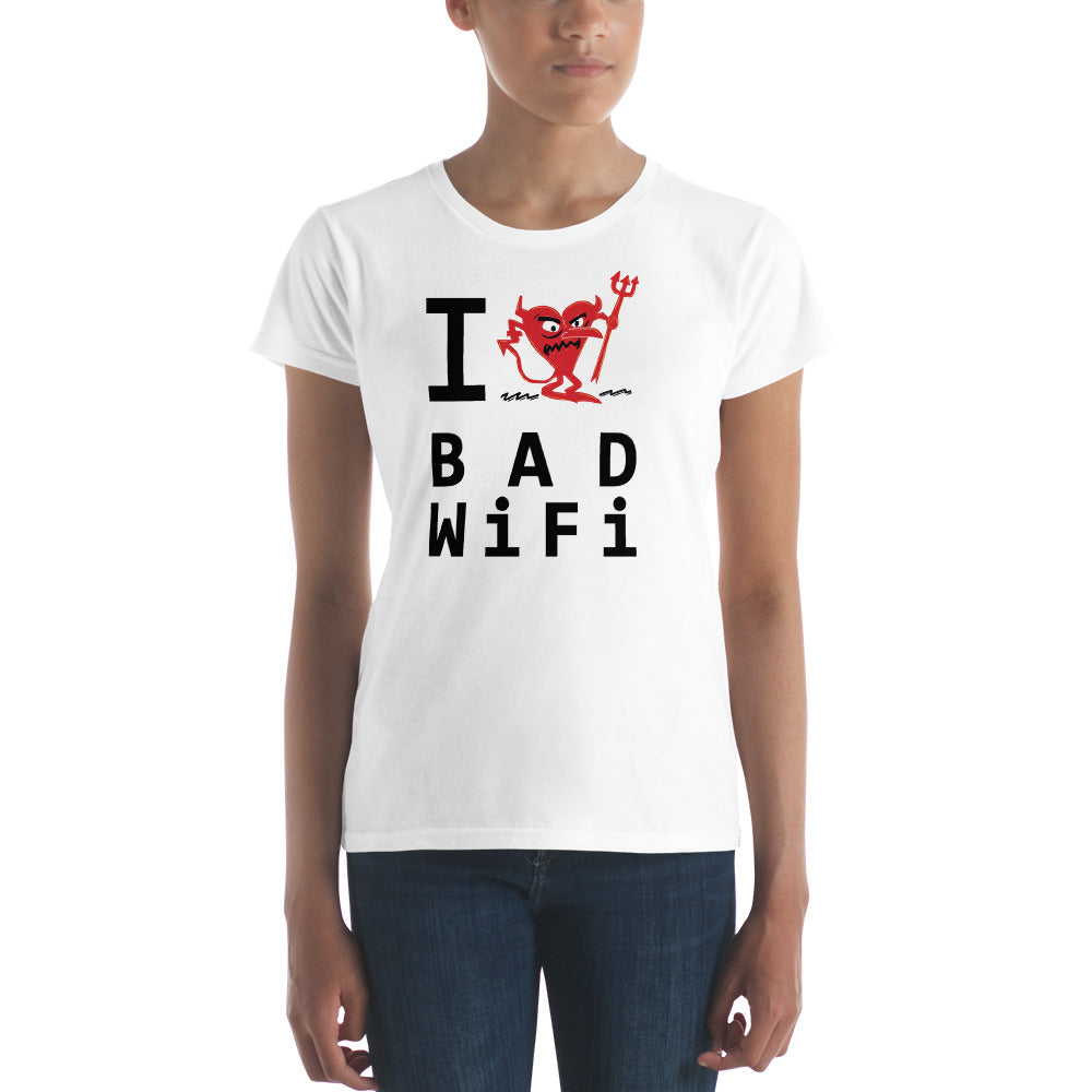 BAD WIFI Women's short sleeve t-shirt