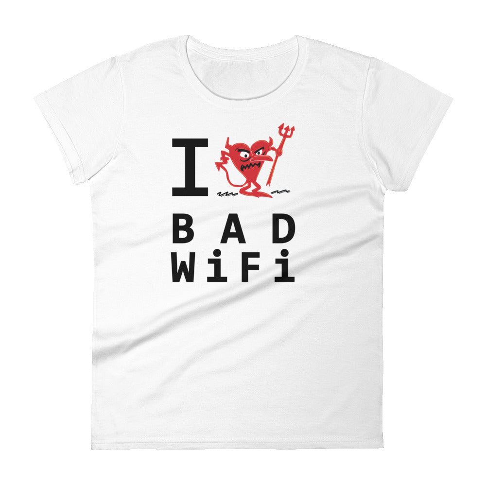 BAD WIFI Women's short sleeve t-shirt